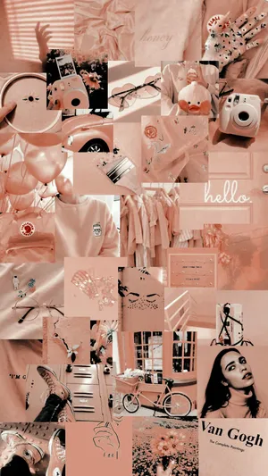 Embrace Your Style With Pastel Brown Egirl Aesthetic Wallpaper