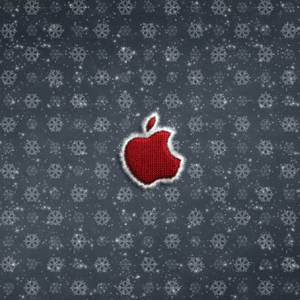 Embroidered Apple Logo 4k Wallpaper