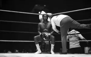 Emile Griffith At Corner Of Boxing Ring Wallpaper