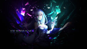 Emilia From Re:zero – Starting Life In Another World Wallpaper