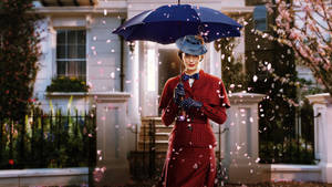 Emily Blunt As Mary Poppins Wallpaper