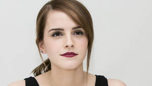 Emma Watson Glows In A Beautiful Portrait Wallpaper