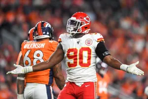 Emmanuel Ogbah Candid Cleveland Browns Wallpaper