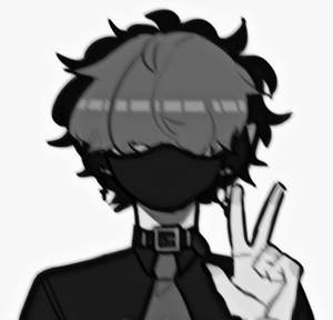 Emo Peace Sign Unique Cool Pfp Vector Art Wallpaper