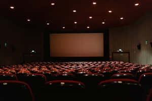 Empty Cinema Hall Interior Wallpaper