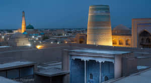 Enchanting Night At Khiva Wallpaper