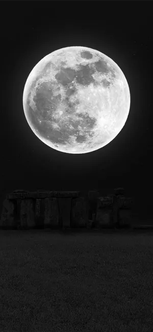 Enchanting Night Sky - Moon And Stars Phone Wallpaper Wallpaper