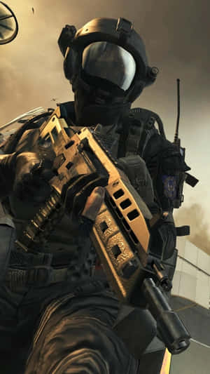 Enhance Your Gaming Performance With Black Ops Iphone Wallpaper