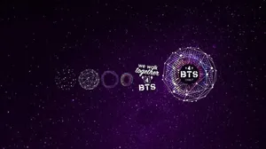 Enigmatic Bts Galaxy - A Cosmic Journey Together Wallpaper