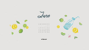 Enjoy A Cool Glass Of Refreshing Lemonade In June! Wallpaper