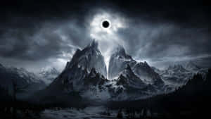 Enjoy A Dark Aesthetic Desktop With This Cool Background Wallpaper