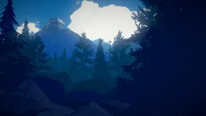 Enjoy A Panoramic View Of The Forest From The Firewatch Tower Wallpaper