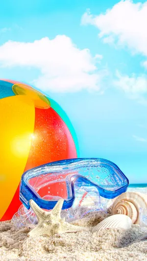 Enjoy A Relaxing Day At The Beach Wallpaper