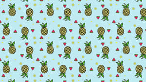 Enjoy A Stunning View Of Lush Lush Foliage Surrounded By Stunning Turquoise Waters. Wallpaper