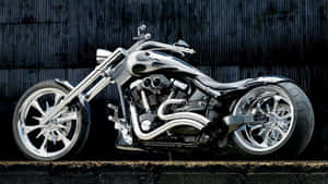 Enjoy An Exciting And Thrilling Ride On A Customized Hd Motorcycle Wallpaper