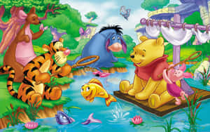 Enjoy Sweet Moments With Winnie The Pooh On Your Desktop! Wallpaper