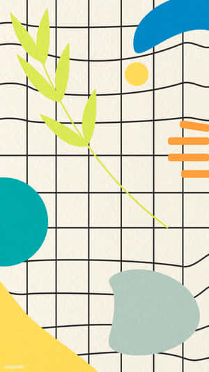 Enjoy The Aesthetic Grid With Your Iphone! Wallpaper