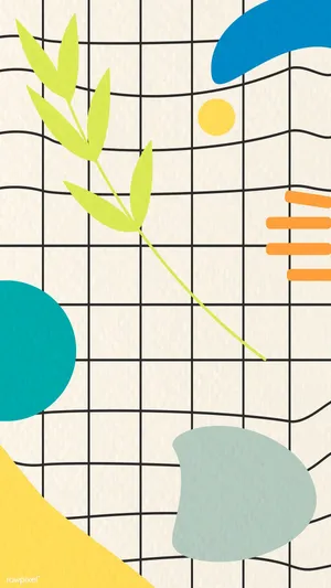 Enjoy The Aesthetic Grid With Your Iphone! Wallpaper