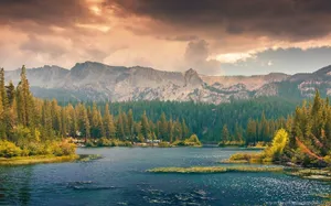 Enjoy The Beauty Of Nature With An Ultrawide Monitor. Wallpaper