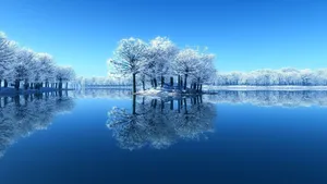 Enjoy The Beauty Of Winter With A Snowy 4k Wallpaper Wallpaper