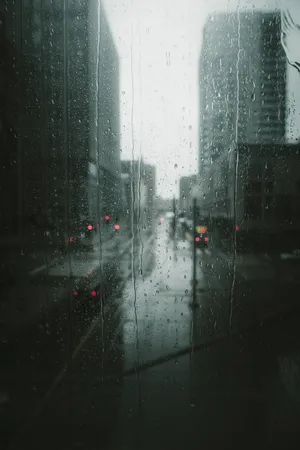 Enjoy The Calming Sound Of Rain Wallpaper