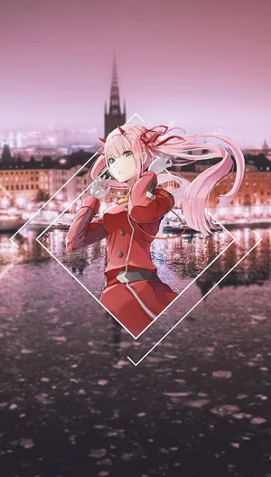 Enjoy The Cool Look With This Iphone 11 Red Anime Wallpaper! Wallpaper