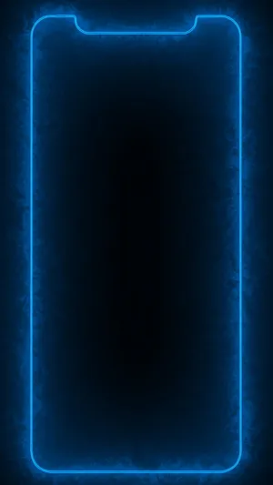 Enjoy The Cool Neon Blue Light Wallpaper