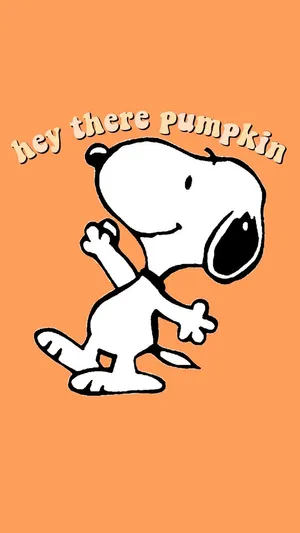 Enjoy The Fall Season With Snoopy Wallpaper