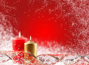 Enjoy The Festive Red Aesthetic This Christmas Wallpaper