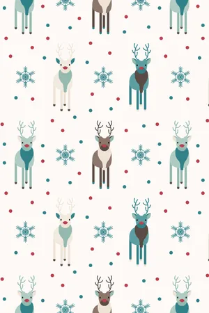 Enjoy The Festive Season With This Beautiful Christmas Pattern Wallpaper