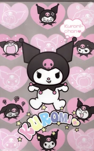 Enjoy Your Kuromi Iphone, The Perfect Choice For Those Who Love The Adorable Hello Kitty Character. Wallpaper