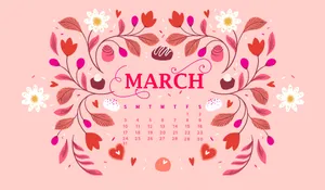 Enjoying The Beauty Of Nature In A Cute March Wallpaper