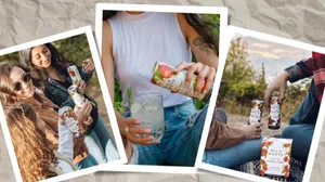 Enjoying Wild Roots Vodka Soda With Friends Wallpaper