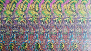 Enter An Optical Illusion With A Magical Eye Wallpaper