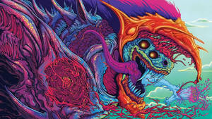 Enter The Hyper-beast Psychedelic Realm Wallpaper