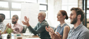 Enterprise Business Partners Applauding Wallpaper