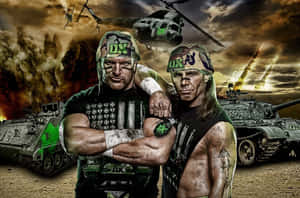 Enthralling Portrait Of Wwe Legend Shawn Michaels Wallpaper