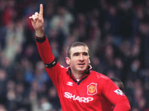 Eric Cantona Hand Signature Pose Wallpaper