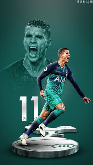 Erik Lamela Team Logo Platform Wallpaper