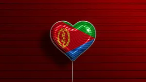 Eritrea On Heart Wallpaper