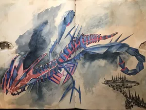 Eternatus Watercolor Art Wallpaper