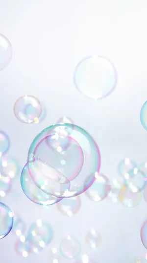 Ethereal Soap Bubbles Backdrop Wallpaper