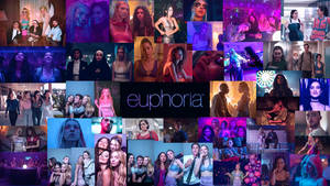 Euphoria Cast Collage Wallpaper