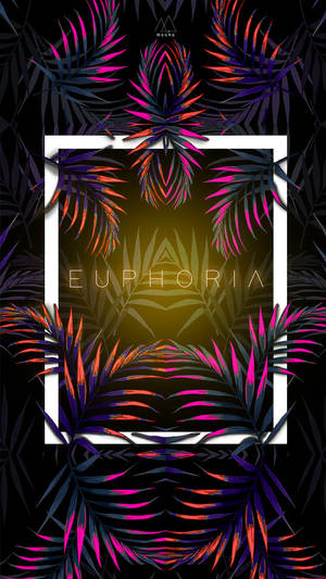 Euphoria Trippy Leaves Wallpaper