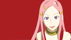 Eureka Seven Anemone Minimalist Wallpaper