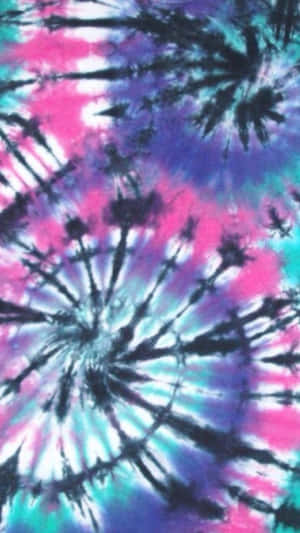 Everything Is Groovy With Purple Tie Dye Wallpaper