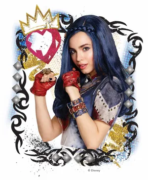 Evie Designed Photo Descendants Wallpaper