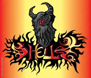 Evil Demon Hell Word Wallpaper