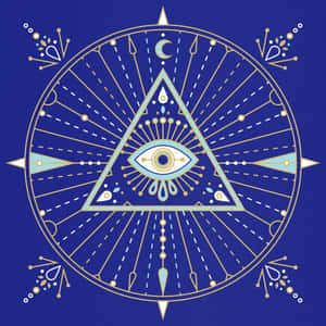 Evil Eye Mandala Art Iphone Wallpaper