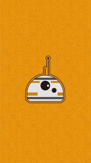 Exceptional Bb-8 Head Design On Hd Display Phone Wallpaper